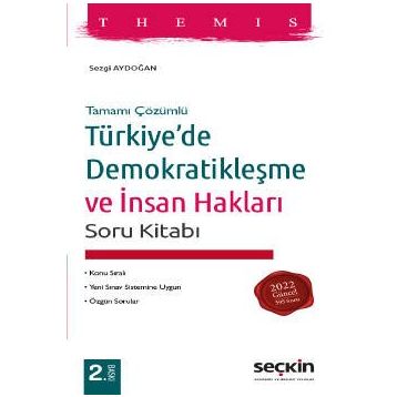 Türkiye'de Demokratikleşme ve İnsan Hakları Soru Kitabı Sezgi Aydoğan Seçkin Yayınevi