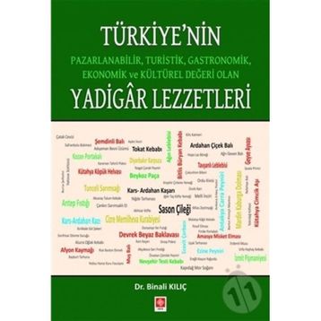 Türkiye'nin Pazarlanabilir Turistik Gastronomik Ekonomik ve Kültürel Değeri Olan Yadigar Lezzetler Binali Kılıç Binali Kılıç