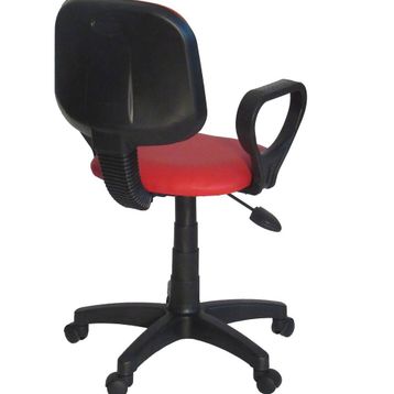 Türksit Eko Kolçaksız Krom Ayak Kırmızı Koltuk
