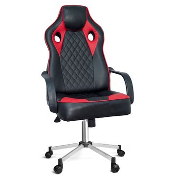 Türksit Spider Krom Ayak Kırmızı Oyuncu Koltuğu