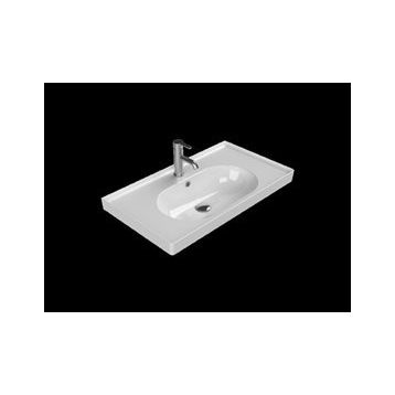 Turkuaz 043300-U 80x45 cm Cerastyle Arya Etajerli Lavabo