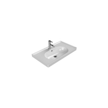 Turkuaz 043300-U 80x45 cm Cerastyle Arya Etajerli Lavabo