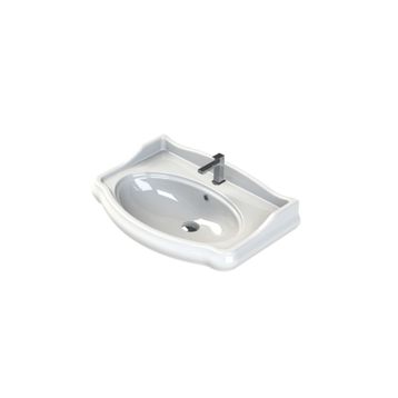 Turkuaz 1837 Serisi Etajerli 80 cm Lavabo