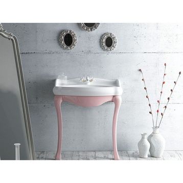 Turkuaz 1837 Serisi Etajerli 80 cm Lavabo