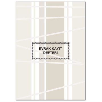 Turkuaz 40 Yaprak Evrak Kayıt Defteri