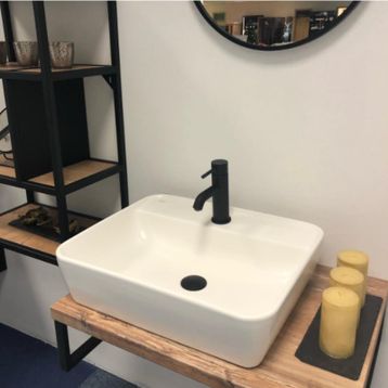 Turkuaz 46 cm Kare Cerastyle One Lavabo