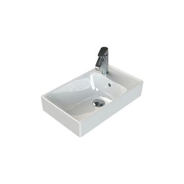 Turkuaz 50x30 cm Sharp Etajerli Lavabo