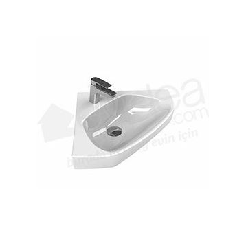 Turkuaz Arda Köşe 46 cm Lavabo