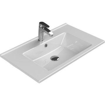Turkuaz Arte Etajerli 75 cm Lavabo