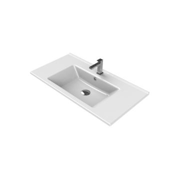 Turkuaz Arte Etajerli 85 cm Lavabo