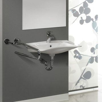 Turkuaz Bedensel Engelli 60x49.5 cm Lavabo