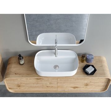 Turkuaz Cerastyle Aqua 077300-U 80x40 cm Tezgah Üstü Lavabo