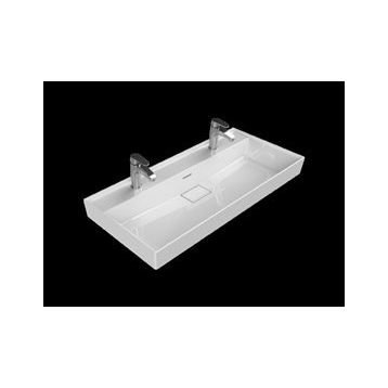 Turkuaz Cerastyle Sharp 100 cm Etajerli Lavabo