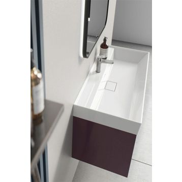 Turkuaz Cerastyle Sharp 48 cm Etajerli Lavabo