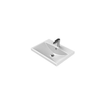 Turkuaz Elite Etajerli 60 cm Beyaz Lavabo