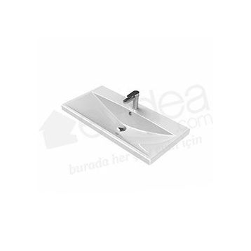 Turkuaz Elite Etajerli 90 cm Lavabo