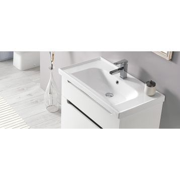 Turkuaz Frame Etajerli 100 cm Lavabo -