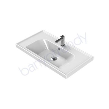 Turkuaz Frame Etajerli 80 cm Lavabo