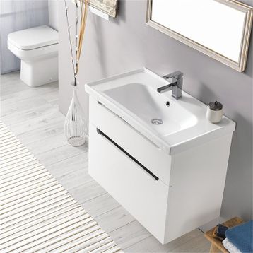Turkuaz Frame Etajerli 80 cm Lavabo