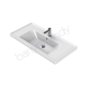 Turkuaz Frame Etajerli 90 cm Lavabo