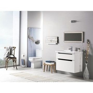 Turkuaz Frame Etajerli 90 cm Lavabo