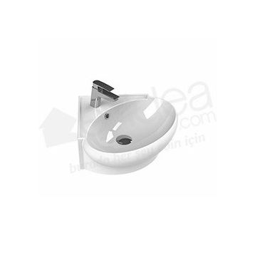 Turkuaz Mini Köşe Lavabo 45 Cm
