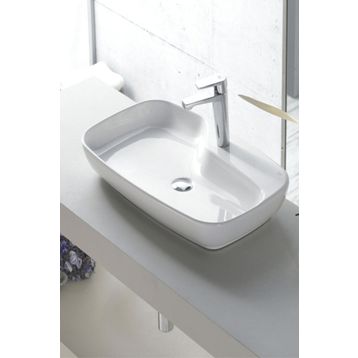 Turkuaz Nova Tezgah Üstü 70 cm Lavabo
