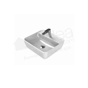 Turkuaz One Tezgah Üstü 46 cm Lavabo