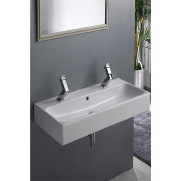 Turkuaz Pinto Etajerli 100 cm Lavabo