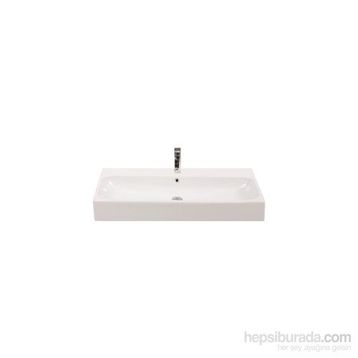 Turkuaz Pinto Etajerli 100 cm Lavabo