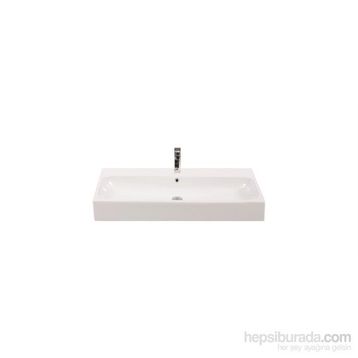 Turkuaz Pinto Etajerli 100 cm Lavabo