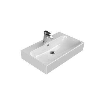 Turkuaz Pinto Etajerli 75 cm Lavabo