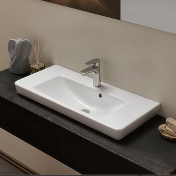 Turkuaz Porto 85 cm Seramik Lavabo