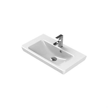 Turkuaz Seramik 65x38 cm Cerastyle Porto Etajer Uyumlu Lavabo