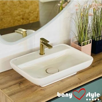 Turkuaz Seramik Cerastyle Lal 60 cm Tezgah Üstü Çanak Lavabo