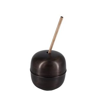 Turna Bakır TURNA0485-3 250 ml Apple Cocktail Oksit Düz Pipetli Bardak