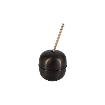 Turna Bakır TURNA0485-3 250 ml Apple Cocktail Oksit Düz Pipetli Bardak