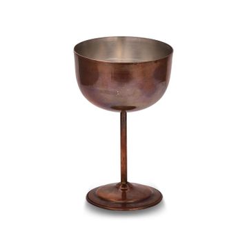 Turna Bakır TURNA0491-3 No: 1 240 ml Vino Oksit Düz Kadeh