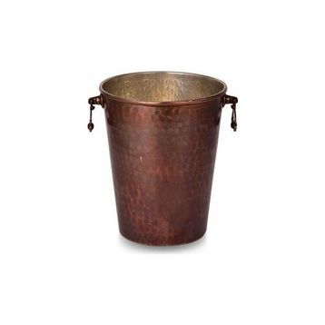 Turna Bakır TURNA2553-3 15 cm Oksit Adalı El Dövme Buz Kovası