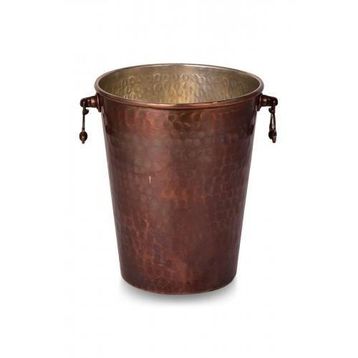 Turna Bakır TURNA2553-3 15 cm Oksit Adalı El Dövme Buz Kovası