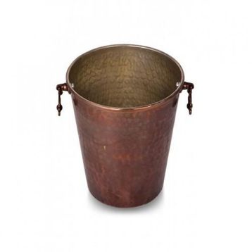 Turna Bakır TURNA2553-3 15 cm Oksit Adalı El Dövme Buz Kovası