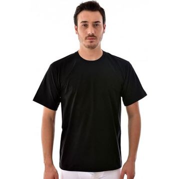 Tutku 0105 Sıfır Yaka Yarım Kol 6'lı Siyah Erkek Atlet