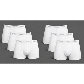 Tutku 0114 6'lı Paket Likralı Beyaz XL Erkek Boxer