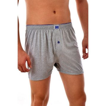 Tutku 0117 Penye Düğmeli Gri 3 Adet Erkek Boxer