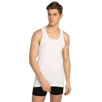 Tutku 0118 Askılı Beyaz Erkek Spor Atlet