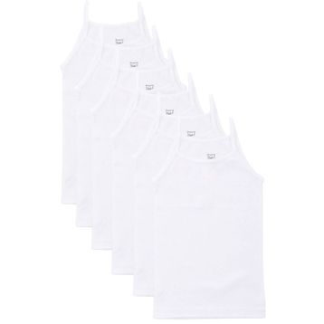 Tutku 01663 Ribana 3'lü Beyaz Kız Çocuk Atlet