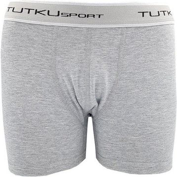 Tutku 0400 Elastan 6'li Paket Gri Spor Erkek Boxer