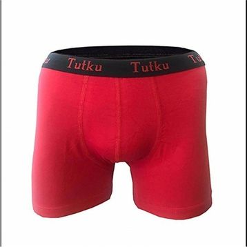 Tutku 0400 Likralı 3 Adet Kırmızı Erkek Sporcu Boxer
