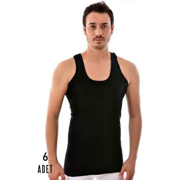 Tutku 102 Ribana 6'lı Siyah Erkek Atlet