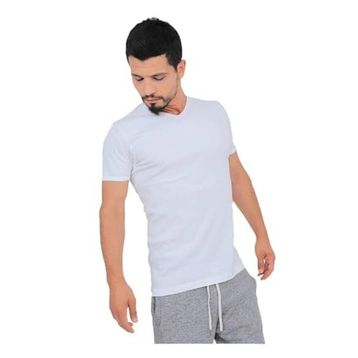 Tutku 107 Ribana V Yaka 8 Adet Beyaz Erkek Fanila